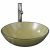 Edzett üveg mosdókagyló csapteleppel és leeresztőszeleppel