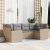 Patio Sofa Set 6-személyes Vegyes bézs