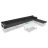 5-részes fekete alumínium és textilén kerti pihenőszett