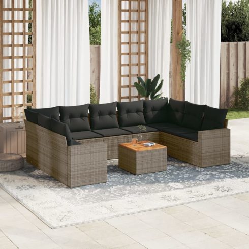 Patio Sofa Set 10-személyes Grey and Dark Grey