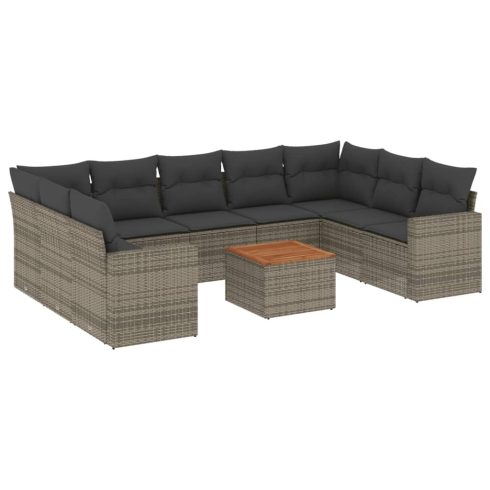 Patio Sofa Set 10-személyes Grey and Dark Grey