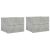 2 db betonszürke szerelt fa éjjeliszekrény 40 x 30 x 30 cm