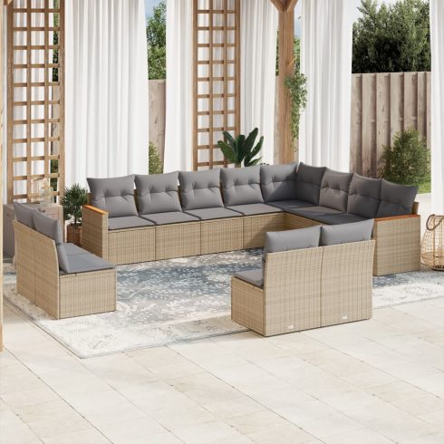 Patio Sofa Set 13-személyes Vegyes bézs