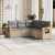 Patio Sofa Set 5-személyes Beige and Grey