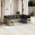 Patio Sofa Set 9-személyes Grey