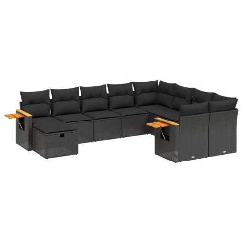 Patio Sofa Set 8-személyes Black