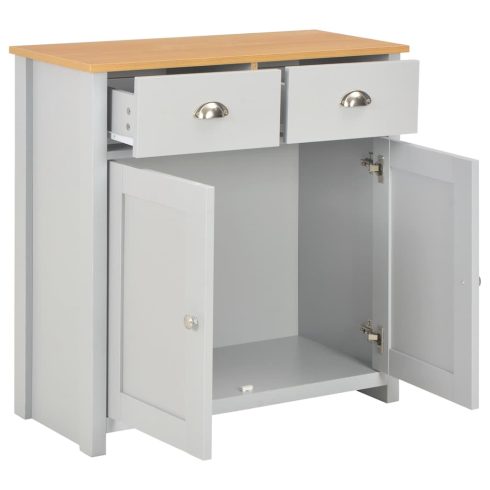Szürke komód 79 x 35 x 81 cm