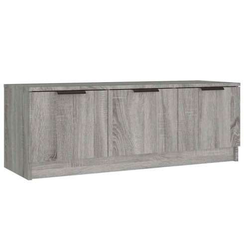 Szürke sonoma színű szerelt fa TV-szekrény 102 x 35 x 36,5 cm