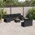 Patio Sofa Set 10-személyes Black