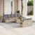 Patio Sofa Set 9-személyes Mix Beige