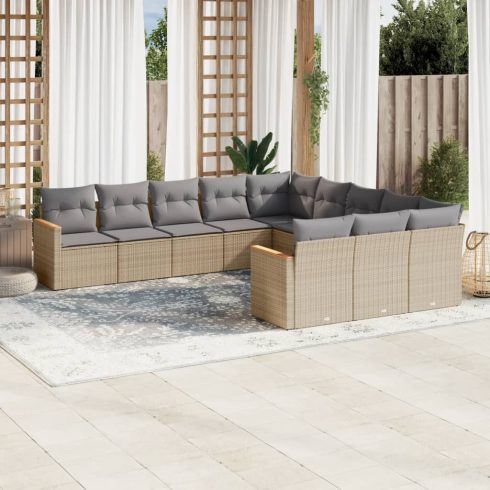 Patio Sofa Set 11-személyes Beige and Grey