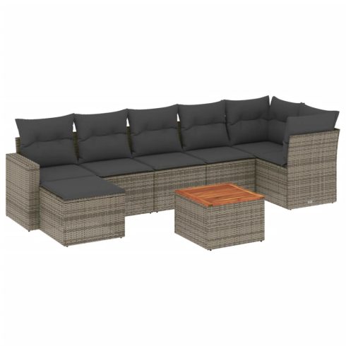 Patio Sofa Set 7-személyes Grey and Dark Grey