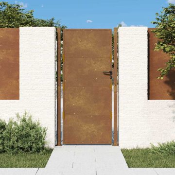 Corten acél kerti kapu 100x200 cm
