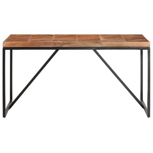 Tömör akác és mangófa étkezőasztal 140 x 70 x 76 cm