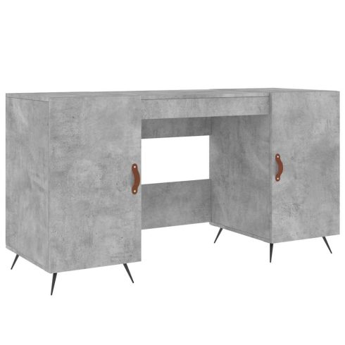 Betonszürke szerelt fa íróasztal 140 x 50 x 75 cm