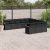 Patio Sofa Set 11-személyes Black
