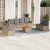 Patio Sofa Set 8-személyes Keverék bézs és világos szürke