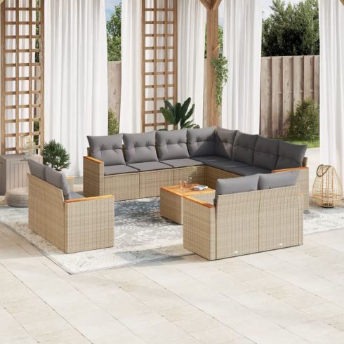 Patio Sofa Set 11-személyes Vegyes bézs
