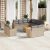 Patio Sofa Set 11-személyes Vegyes bézs