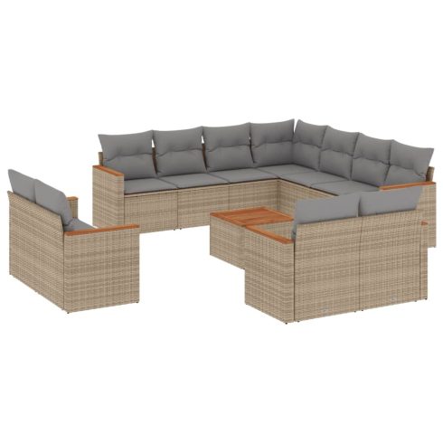 Patio Sofa Set 11-személyes Vegyes bézs