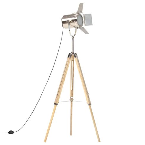 Háromlábú tömör mangófa állólámpa 140 cm