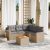 Patio Sofa Set 6-személyes Bézs és szürke keverék