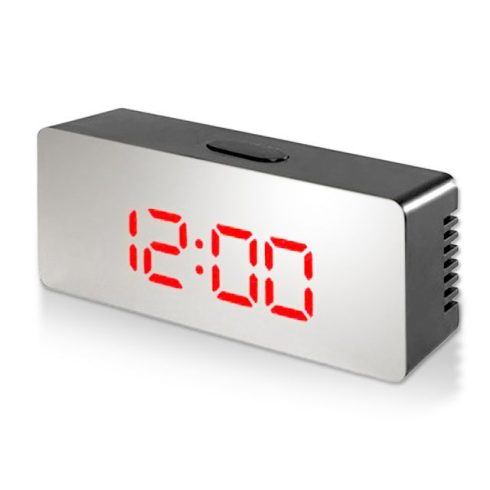 Tükrös Kerekített Sarok Design LED Digitális ébresztő óra - DS-3622L