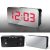 Tükrös Kerekített Sarok Design LED Digitális ébresztő óra - DS-3622L