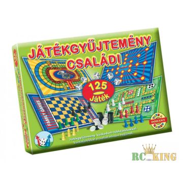 Családi játékgyűjtemény 125 féle