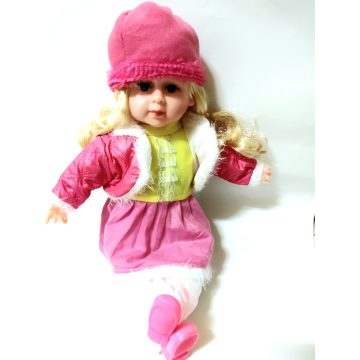   42 CM CANDY DOLL Magyar Dalokat Éneklő Kislány Baba Edukációs Játék