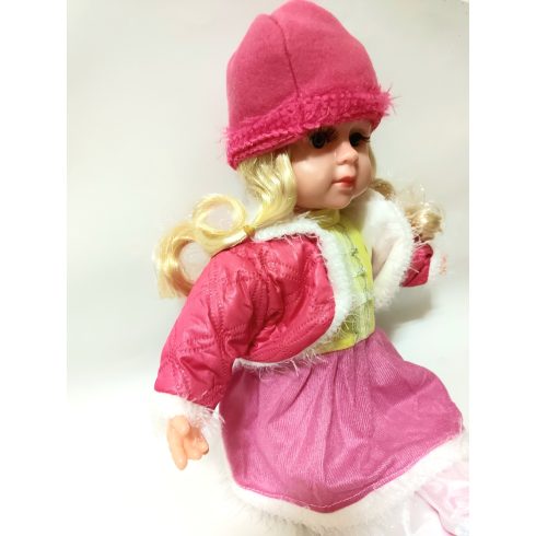 42 CM CANDY DOLL Magyar Dalokat Éneklő Kislány Baba Edukációs Játék