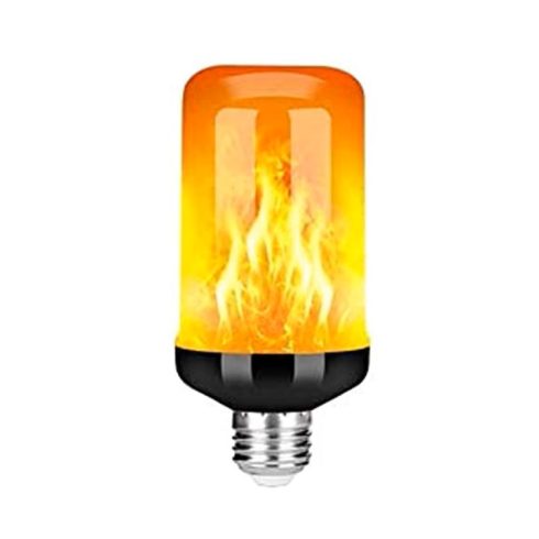 LED lámpa E27 lángeffektussal, 4 üzemmód, 61x138mm, 5W, meleg fény Láng Hatású Égő