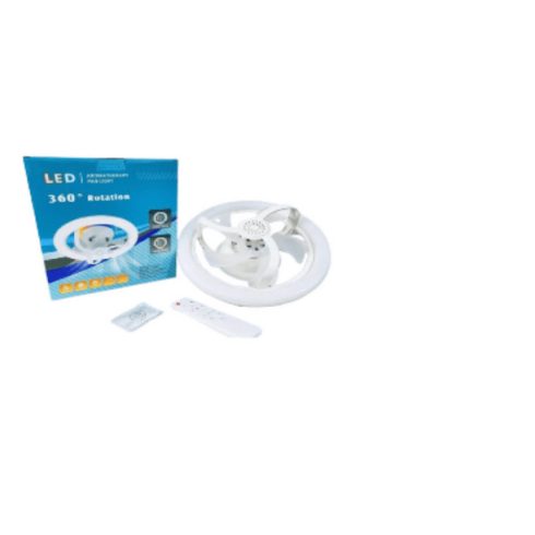 LED Csillár Lámpa Ventilátorral E27 Fehér Erős Fény Izzó