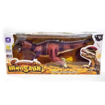   45 Cm Nagy Rc Távirányítós T-Rex Dinoszaurusz Világít Élethű hangot Ad  Gyalogol Táncol