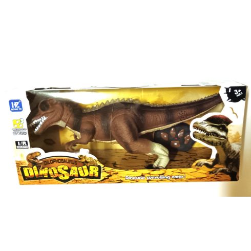 45 Cm Nagy Rc Távirányítós T-Rex Dinoszaurusz Világít Élethű hangot Ad  Gyalogol Táncol