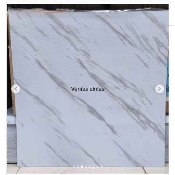   Öntapadó Lemez Padlóra Vagy Falra, AT Performance Fehér Márvány PVC Padlólap 60 X 60 CM