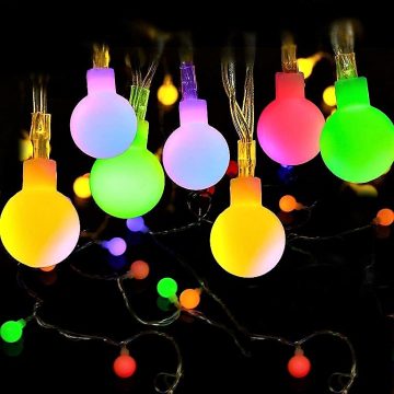   Akció Fochea 12m Távirányítós 100 db Led Gömb Fényüzér Karácsonyra Kültérre Beltérre Vízálló IP65