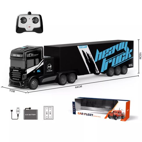 GOMEAN 45 Cm Távirányítós Konténeres kamion 1:16 Méretarány  2.4 GHz