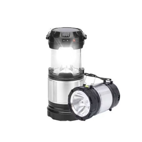 Összecsukható Napelemes Zseblámpa Viharlámpa Kemping Lámpa Telefon töltő Funkcióval