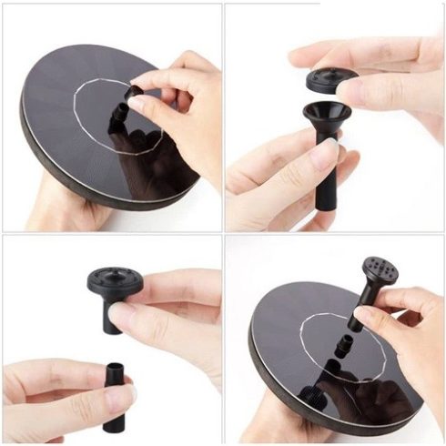 Napelemes szökőkút GY-8038