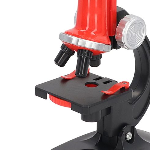 Gyermek mikroszkóp, 1200x, LED lámpával, komplett készlet, tartozékokkal 