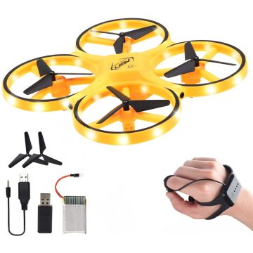   Új UAV Mini Drone Drón Gyerekeknek 2,4G Gravitációs Szenzoros RC Nano Quadcopter infravörös akadálykerülés, kézi vezérlés