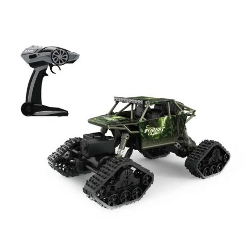 ÚJ HB 2 az 1 ben Rock Crawler 4WD RTR 1:18, 2.4g  Hójáró Lánctalpas Off-Road Távirányítású Sziklamászó Terepjáró autó Cserélhető Gumikkal
