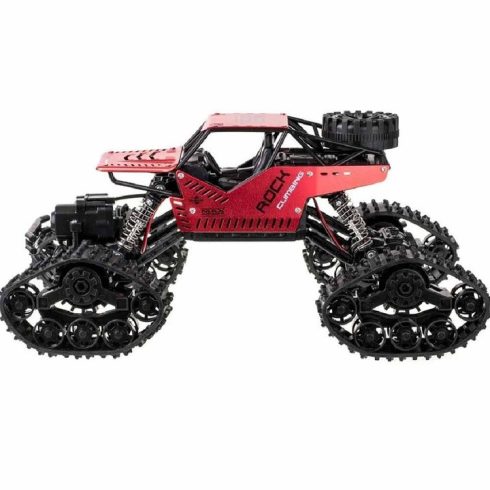 ÚJ HB 2 az 1 ben Rock Crawler 4WD RTR 1:18, 2.4g  Hójáró Lánctalpas Off-Road Távirányítású Sziklamászó Terepjáró autó Cserélhető Gumikkal