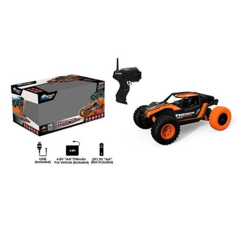 1:24 HB Racing Rally 4WD Desert Max Fox Kisautó 2.4Ghz Távirányítással, 4.8V Akkupackkal, Finom Gázadás Vezérléssel