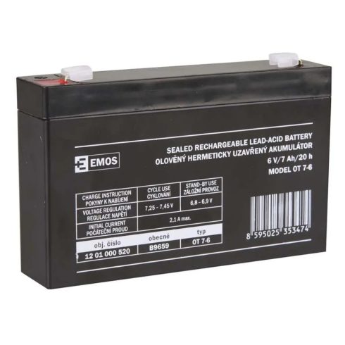 Hecht AKKUMULÁTOR  6 V / 7 Ah 561810030