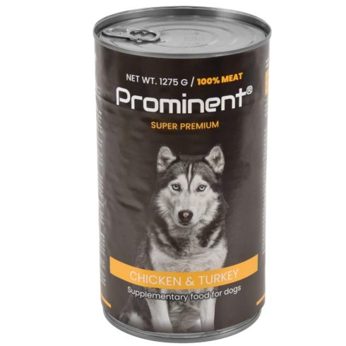 PROMINENT konzerv kutyáknak, csirke és pulykahúsból, 1275 g