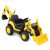 CAT BACK HOE YELLOW - Akkumulátoros gyerek rakodógép