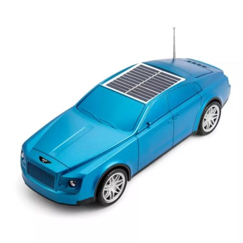 Új Nagy Bentley - stílusú Bluetooth Napelemes Solar Hangszóró – Minőségi Hangélmény Mélynyomó F98 mobiltelefonhoz és Bluetooth-eszközhöz Tökéletes Ajándék Férfinak