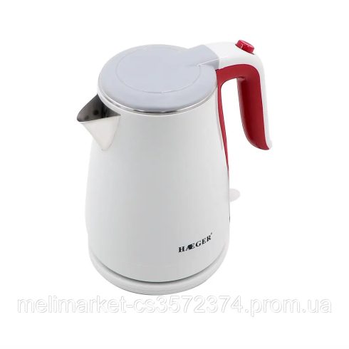 Haeger HG-7845 elektromos vízforraló 2000 W, fehér 1,7 l